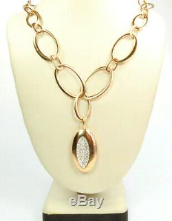Roberto Coin, 18k Gold, 1.5 Carats Of Diamonds Chain Necklace