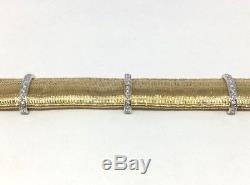 Roberto Coin 18k Gold And Diamond Bracelet