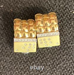 Roberto Coin 18k Gold Earrings With Diamonds