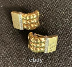 Roberto Coin 18k Gold Earrings With Diamonds