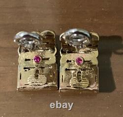 Roberto Coin 18k Gold Earrings With Diamonds