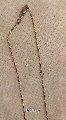 Roberto Coin 18k Gold Mother Of Pearl Pendant Necklace NWOT