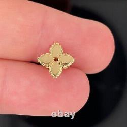 Roberto Coin 18k Princess Flower Earrings New $1450