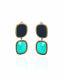 Roberto Coin 18k Rose Gold And Agate Earrings 888612AXERJX