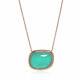 Roberto Coin 18k Rose Gold And Agate Necklace 9991026AX18A