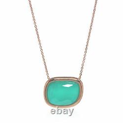 Roberto Coin 18k Rose Gold And Agate Necklace 9991026AX18A