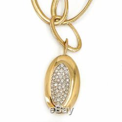 Roberto Coin 18k Rose Gold Capri Plus Diamond Necklace