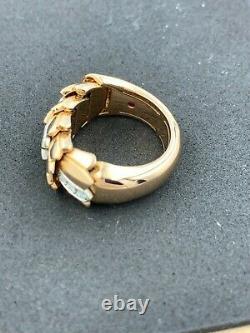 Roberto Coin 18k Rose Gold Diamond Animalier Cobra Ring