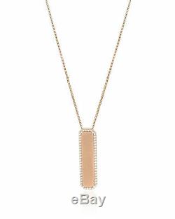 Roberto Coin 18k Rose Gold Diamond Necklace 8882024AX31X