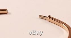 Roberto Coin 18k Rose Gold Hinged Rectangular Bangle Bracelet, 7 In Length