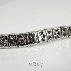 Roberto Coin 18k White Gold. 18tcw Diamond Appassionata Bracelet Retail $5720