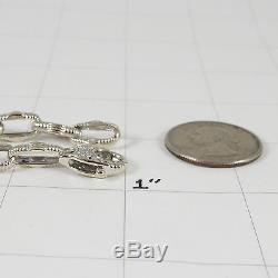 Roberto Coin 18k White Gold. 19tcw Diamond Appassionata Chain Link Bracelet