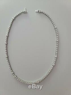 Roberto Coin 18k White Gold 7 Carats Diamond Necklace