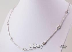 Roberto Coin 18k White Gold 7-station Diamond Evil Eye Of Protection Necklace