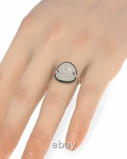 Roberto Coin 18k White Gold Diamond 0.55ct Sapphire Ring Sz 6.5 488110AW65BD