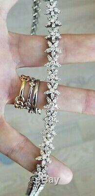Roberto Coin 18k White Gold Diamond Flower Necklace 9.6ct $40,000 16 50g Video