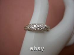 Roberto Coin 18k White Gold Diamond Woven Ring