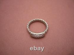 Roberto Coin 18k White Gold Diamond Woven Ring