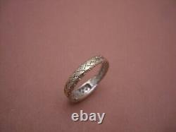 Roberto Coin 18k White Gold Diamond Woven Ring