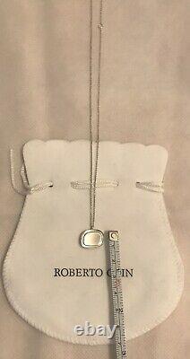 Roberto Coin 18k White Gold Pendant Necklace NWOT