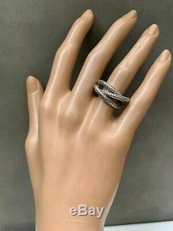 Roberto Coin 18k White Gold Primavera Woven Ring