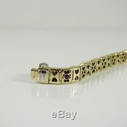 Roberto Coin 18k Yellow Gold. 18tcw Single Row Appassionata Diamond Bracelet