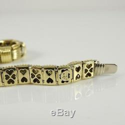Roberto Coin 18k Yellow Gold. 18tcw Single Row Appassionata Diamond Bracelet