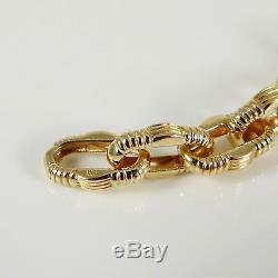Roberto Coin 18k Yellow Gold. 19tcw 7.75 Appassionata Chain Link Bracelet