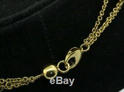 Roberto Coin 18k Yellow Gold 22in Long 46.81Grams Ball Bead Chain Necklace withBox