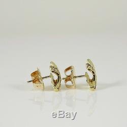 Roberto Coin 18k Yellow Gold. 40tcw Diamond X Earrings