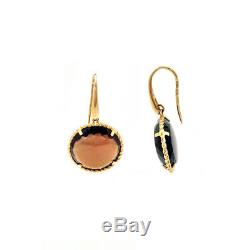 Roberto Coin 18k Yellow Gold Citrine Earrings 367119AYERC0 great VALENTINE GIFT