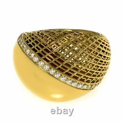 Roberto Coin 18k Yellow Gold Diamond 0.29ct Ring Sz 6.5 7771852AY65X
