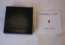 Roberto Coin 18k Yellow Gold & Diamond Earrings, Flex Collection, Original Box