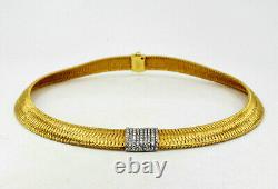 Roberto Coin 18k Yellow Gold Diamond Primavera Collar Necklace