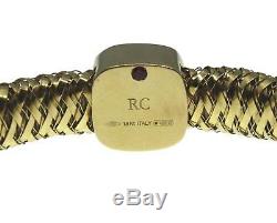 Roberto Coin 18k Yellow Gold & Diamond Primavera Flexible Bangle Bracelet $2,700