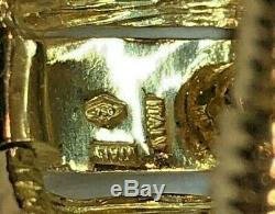 Roberto Coin 18k Yellow Gold Elephantino Ring Size 7 ½ Italy