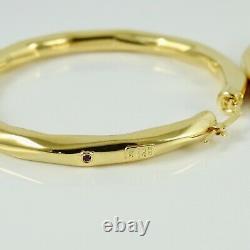Roberto Coin 18k Yellow Gold Extra Large 59mm Oro Classic Hoop Earrings