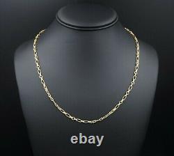 Roberto Coin 18k Yellow Gold Fancy Textured Cable Chain 20 3.5mm 15g NG897