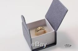 Roberto Coin 18k Yellow Gold Heavy Wide Band Ring Sz 6.5/t53/uk-n