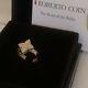 Roberto Coin 18k Yellow Gold Princess Flower Diamond Ring 6.5