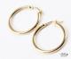 Roberto Coin 18k Yellow Gold Round Circle Shape 1 Inch Hoop Earrings