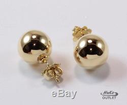Roberto Coin 18k Yellow Gold Round Sphere Ball Shape Stud Earrings