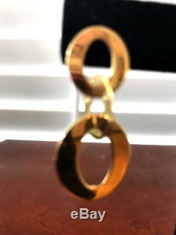 Roberto Coin 18k Yellow Gold Triple Cirlce Drop Earrings Free Shipping