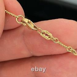 Roberto Coin 18k Yellow Gold Vintage Diamond Necklace 1/3ctw New $4200