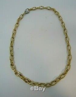 Roberto Coin 18k Yellow White Gold Necklace Appassionata Designer Extremely Rare