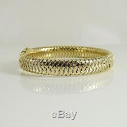 Roberto Coin 18k Yellowwhite Gold. 10tcw Small Pave Diamond Primavera Bracelet