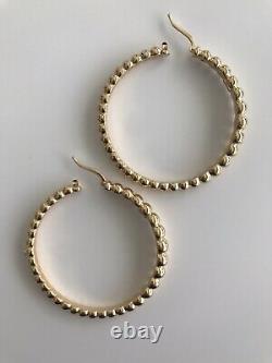 Roberto Coin 18kt Yellow Gold Bead like 2 Hoops