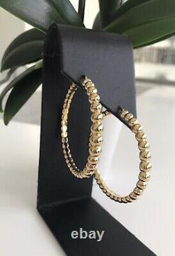 Roberto Coin 18kt Yellow Gold Bead like 2 Hoops
