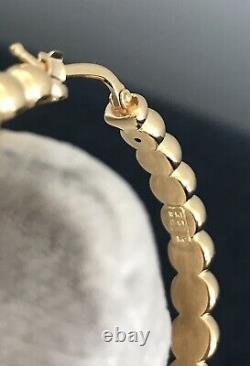 Roberto Coin 18kt Yellow Gold Bead like 2 Hoops