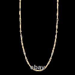 Roberto Coin 18kt yellow gold small paper clip 17 chain